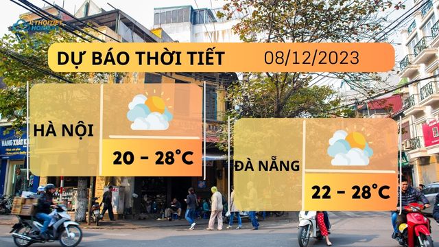 Dự báo thời tiết hôm nay 8/12: Hà Nội đêm rét, ngày nắng 26-28 độ C