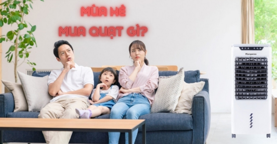 Nên mua quạt gì cho mùa hè, làm mát nhanh, siêu tiết kiệm điện