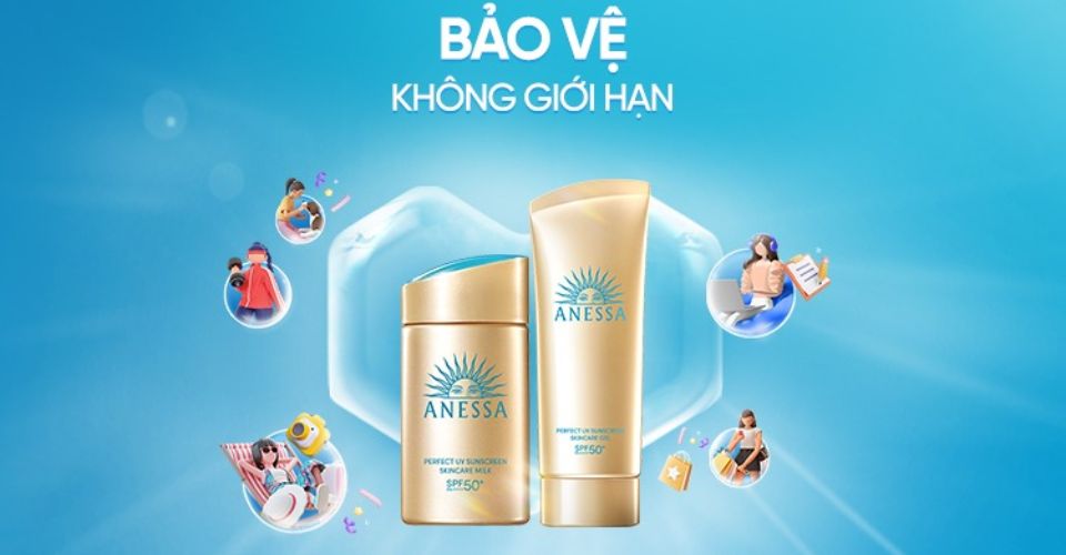 Ưu đãi giá hấp dẫn từ Lazada, mua ANESSA làm đẹp thả ga