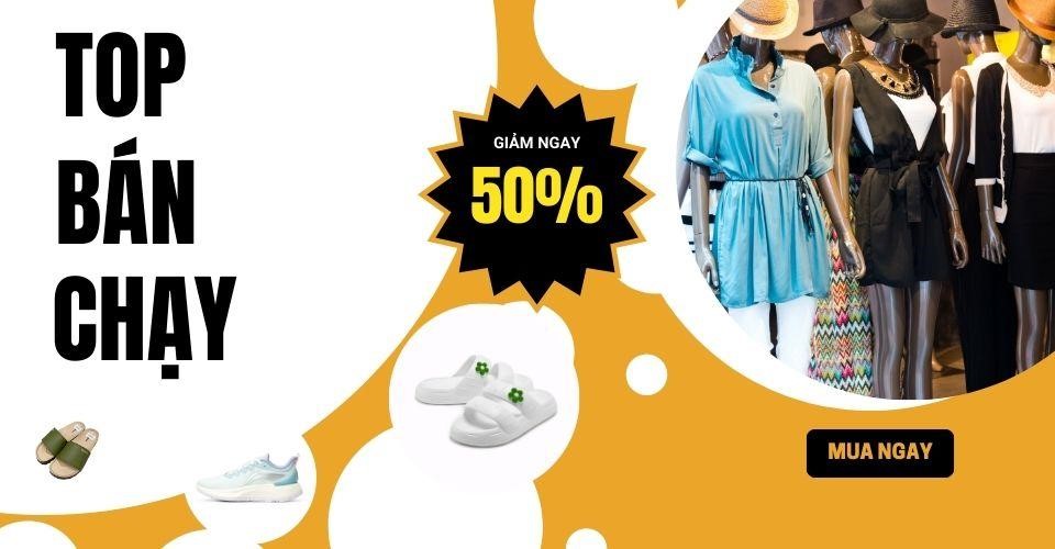 Top bán chạy Lazada, săn ngay quần áo, giày dép HOT TREND